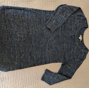 Comfortable blue maternity sweater
